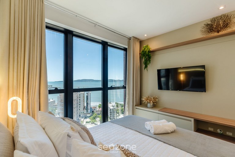 Apto vista mar 280m playa c/ piscina MHF1504