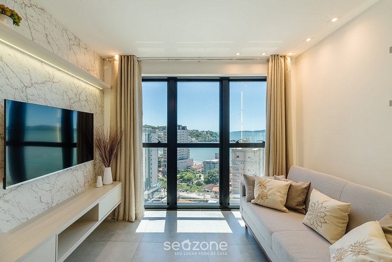 Apartamento c/ vista para o mar a 280 metros da praia MHF150