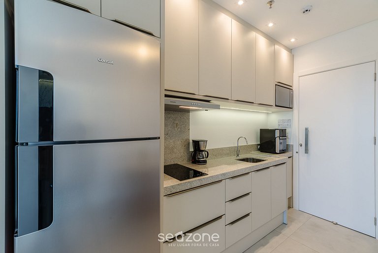 Apto Vista Mar 280m da Praia c/ piscina MHF1504