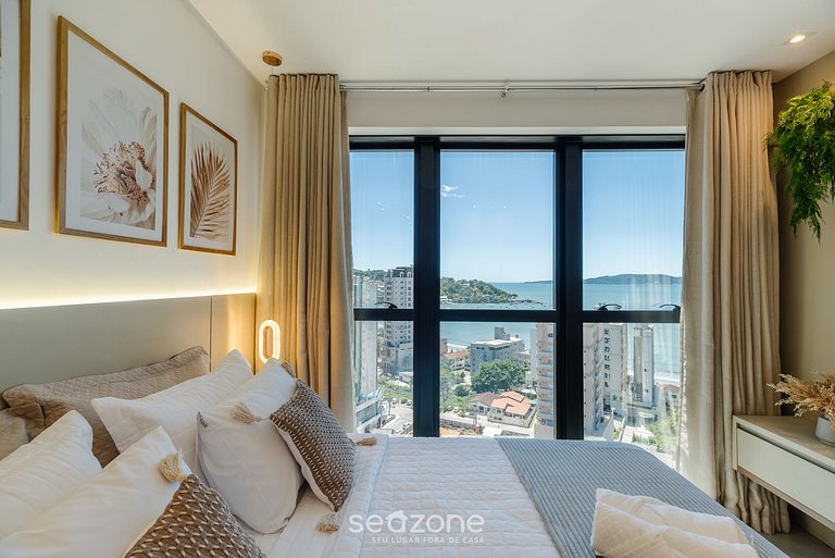 Apto vista mar 280m playa c/ piscina MHF1504