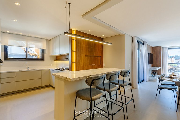 Apto na Cobertura c/ Churrasqueira! - DLH0501