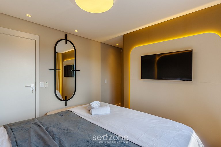 Apto na Cobertura c/ Churrasqueira! - DLH0501