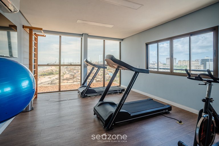 Estúdio c/ Piscina Frente p/ o Mar SOA0107