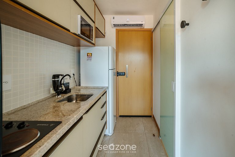 Estúdio c/ Piscina Frente p/ o Mar SOA0107