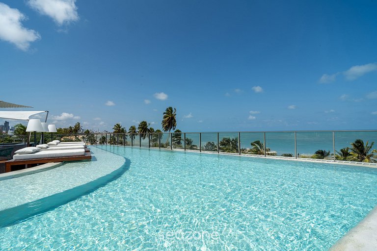 Belo Flat Vista Frente Mar em Cabo Branco SYH334