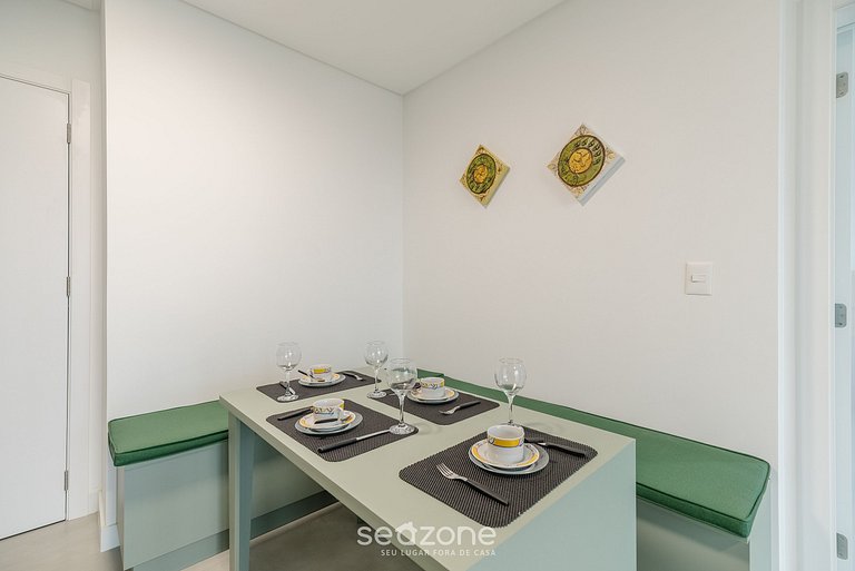 Apto 1H c/ vista mar y gym 280m playa MHF1206