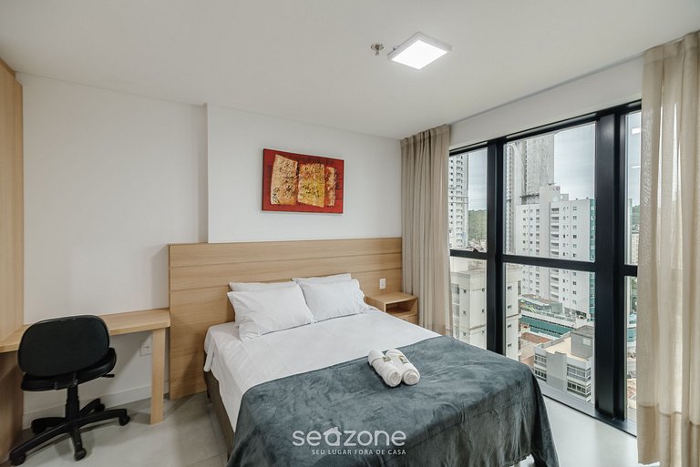 Apto 1H c/ vista mar y gym 280m playa MHF1206