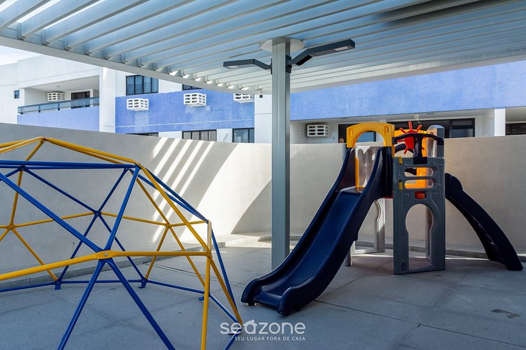 Belo Flat Vista Frente Mar em Cabo Branco SYH334