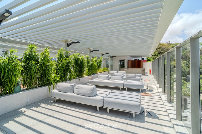 Belo Flat Vista Frente Mar em Cabo Branco SYH334