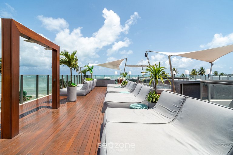 Belo Flat Vista Frente Mar em Cabo Branco SYH334