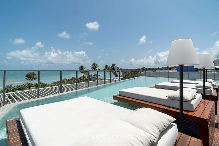 Belo Flat Vista Frente Mar em Cabo Branco SYH334