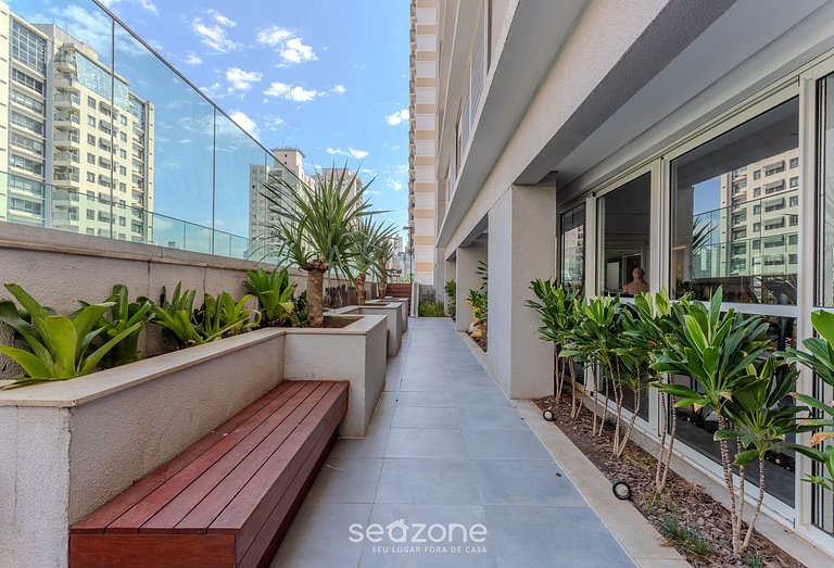 Estudio c piscina cerca d Shopping Morumbi JBN0043