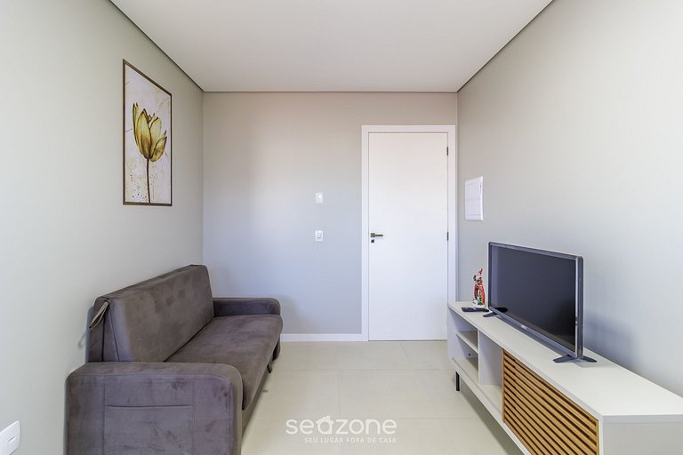 Apto c/ garagem 400m das Dunas Ingleses SLC0203