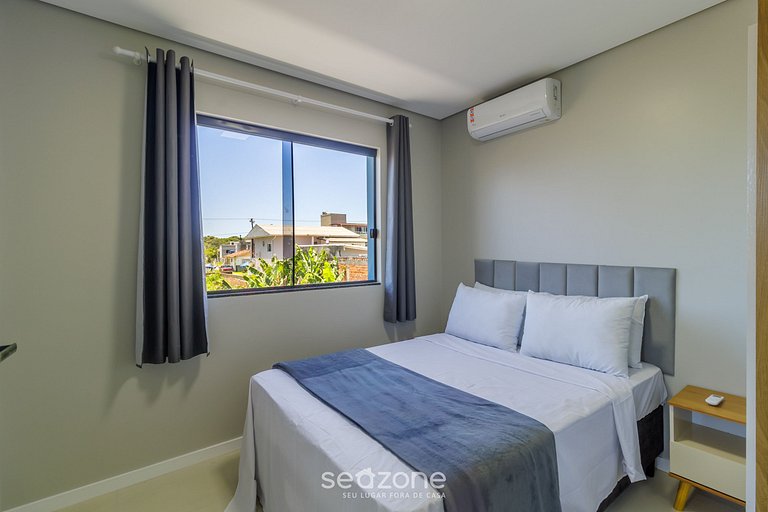 Apto c/ garagem 400m das Dunas Ingleses SLC0203