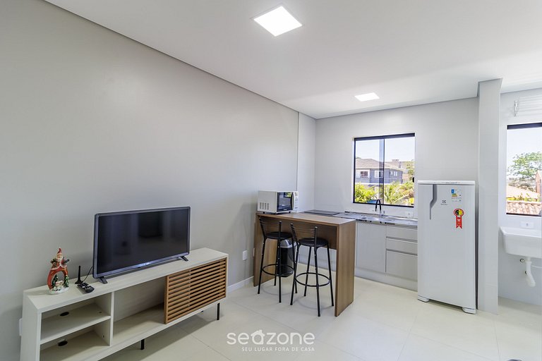 Apto c/ garagem 400m das Dunas Ingleses SLC0203