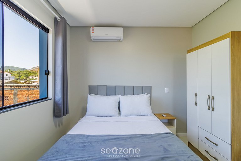 Apto c/ garagem 400m das Dunas Ingleses SLC0203