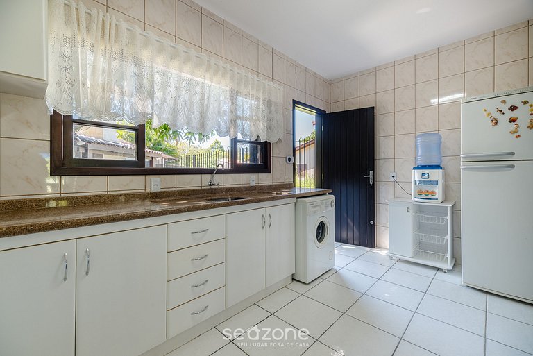 Casa 3Q c/ Churrasqueira 140m da Praia RAE0126