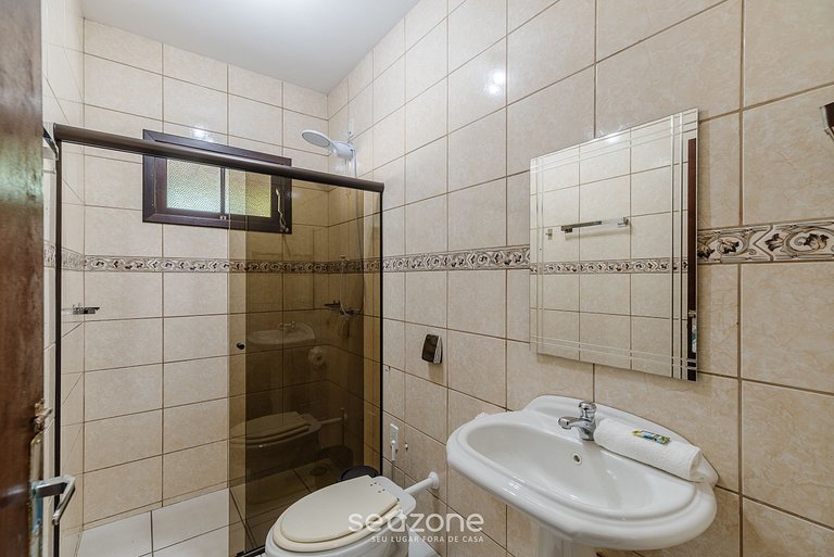 Casa 3Q c/ Churrasqueira 140m da Praia RAE0126