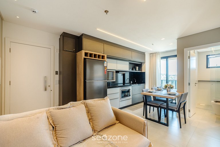 Apto Vista Mar c/ Churrasq. 280m da praia MHF1908