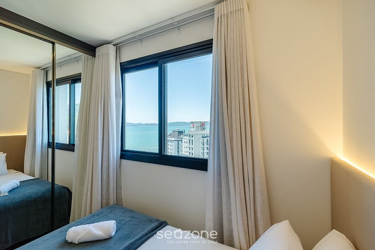 Apto Vista Mar c/ Churrasq. 280m da praia MHF1908