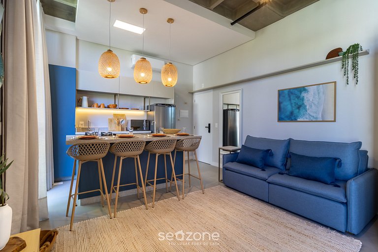 Estudio con Piscina a 750m de la Playa TPS0206