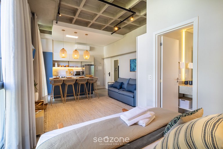 Estudio con Piscina a 750m de la Playa TPS0206