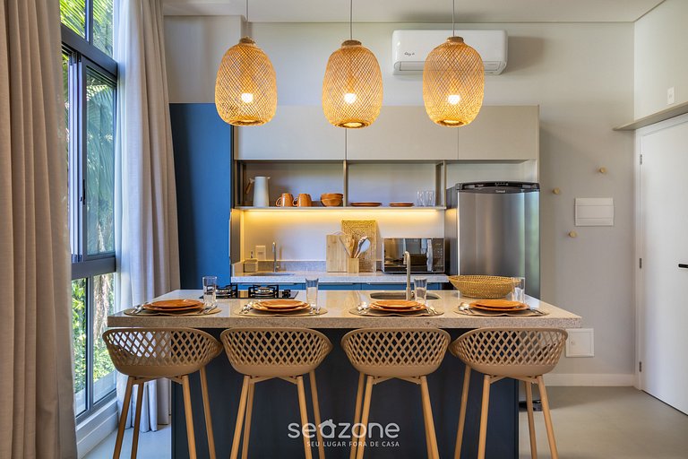 Estudio con Piscina a 750m de la Playa TPS0206