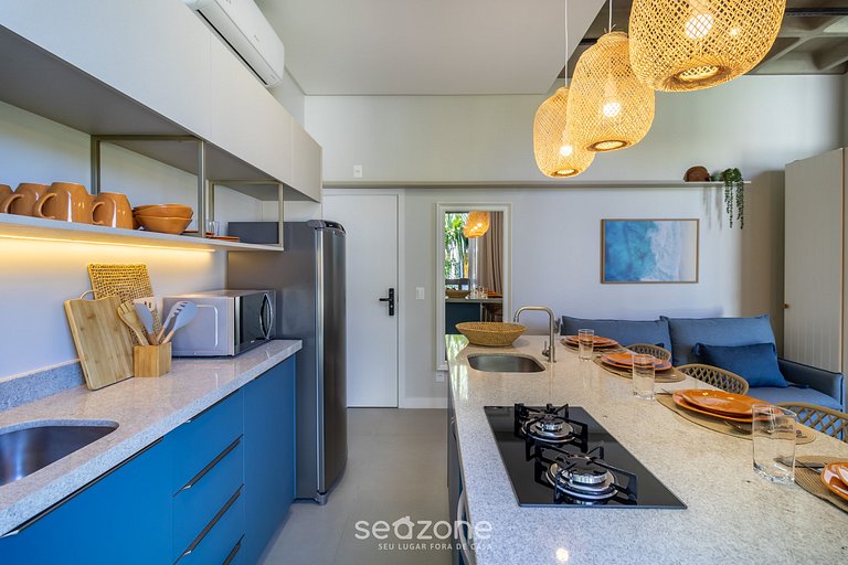 Estudio con Piscina a 750m de la Playa TPS0206