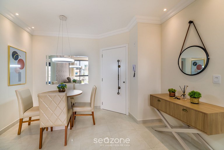 Apto 2Q c/ churrasq. 150m da praia UML0101