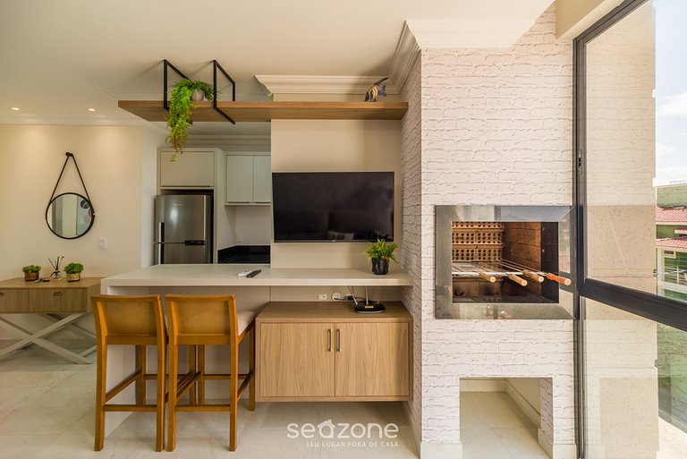 Apto 2Hab c/ parrilla a 150m de la playa UML0101