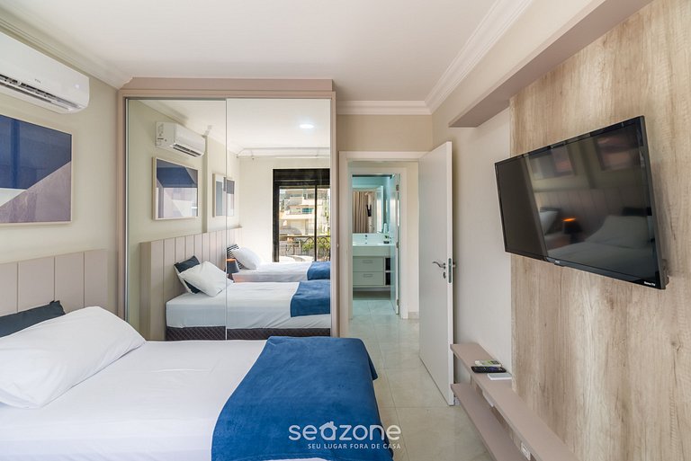 Apto 2Hab c/ parrilla a 150m de la playa UML0101