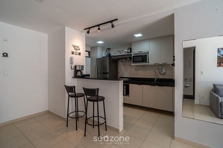 Apto em cond quadra mar e c/ piscina HSS0007