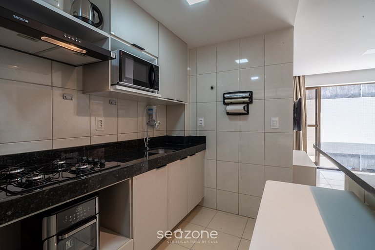 Apto en cond una cuadra mar y con piscina HSS0007