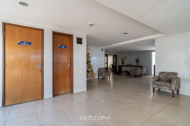 Apto en cond una cuadra mar y con piscina HSS0007