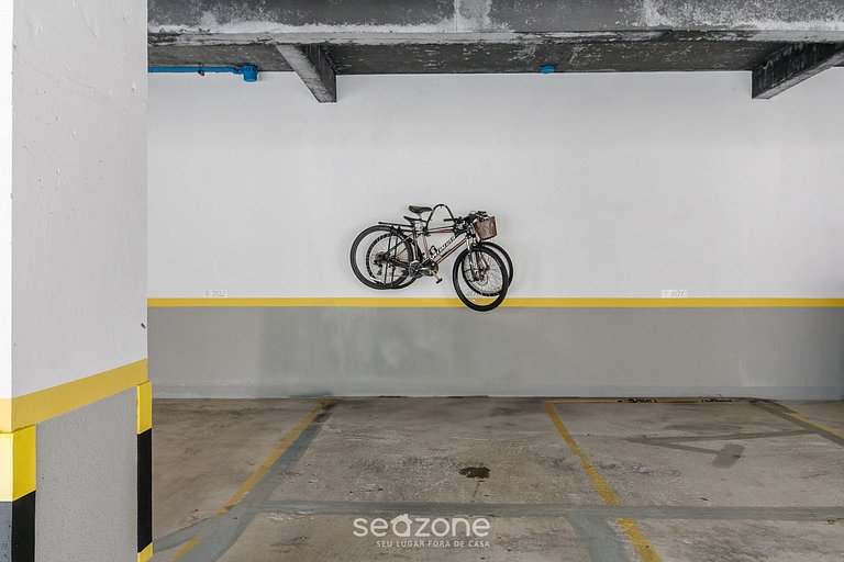 Apartamento c/ Churrasqueira 240m da Praia EHI0401