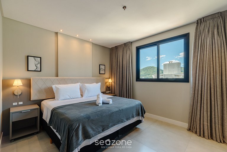 Apto 1Q em cond c/ piscina a 280m da Praia MHF1201