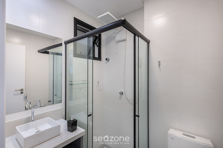 Studio vista mar cond. c/ acad 280m praia MHFB1204