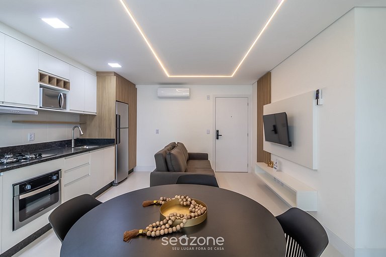 Apto c/ piscina e churrasq a 140m da Praia SHC1103