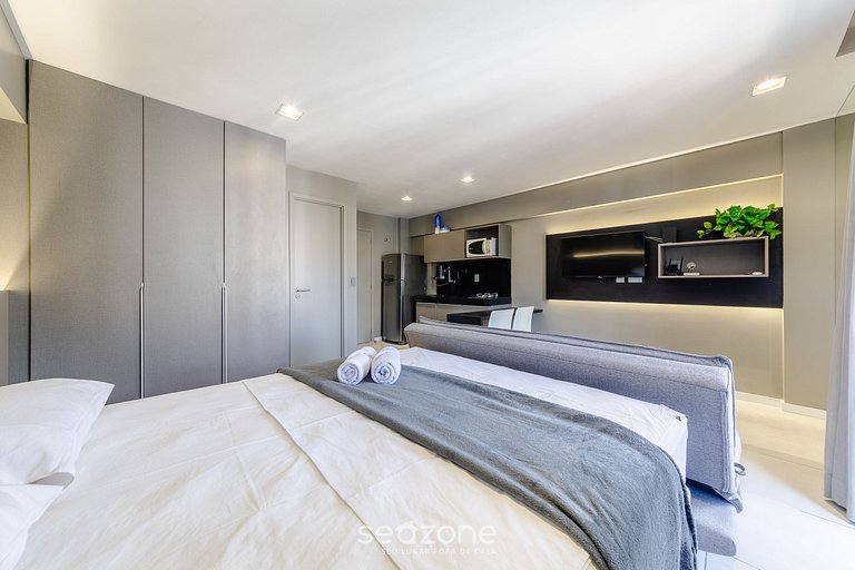 Estudio c/ piscina 300m de playa - Maceió ETI0724