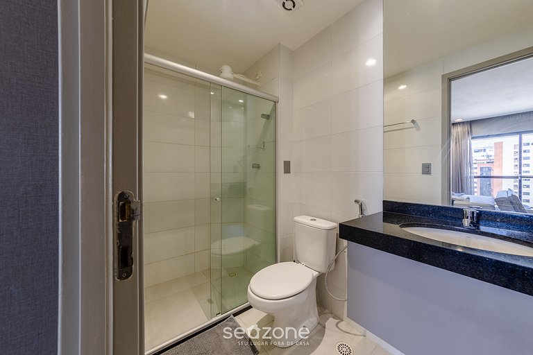 Estudio c/ piscina 300m de playa - Maceió ETI0724