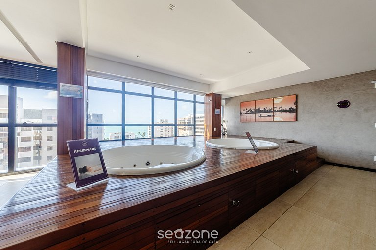 Estudio c/ piscina 300m de playa - Maceió ETI0724