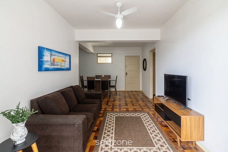 Apto beira-mar c/ vista lateral p/ praia ETY0024