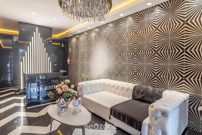 Apartamento c/ Churrasqueira 600m da Praia ETP1002