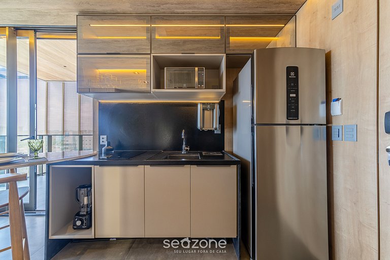 Estudio Moderno c/ Vista Lateral al Mar - NWT1223