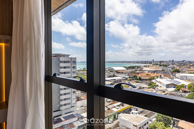 Estúdio Moderno c/ Vista Mar Lateral - NWT1223