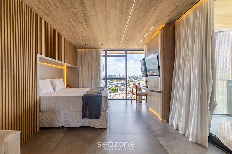 Estudio Moderno c/ Vista Lateral al Mar - NWT1223