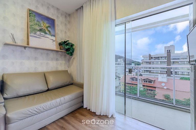 Hermoso estudio a 240m del mar en Bombinhas VEC311