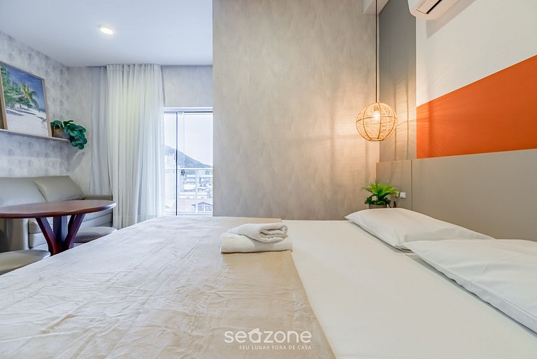 Hermoso estudio a 240m del mar en Bombinhas VEC311