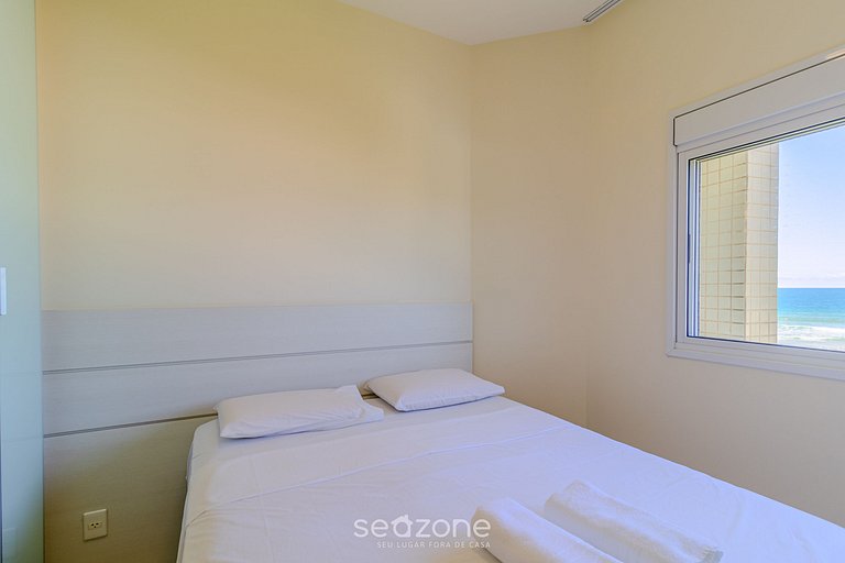 Apartamento Pé na Areia con barbacoa EAR0411