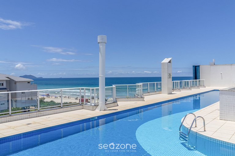 Apartamento Pé na Areia con barbacoa EAR0411